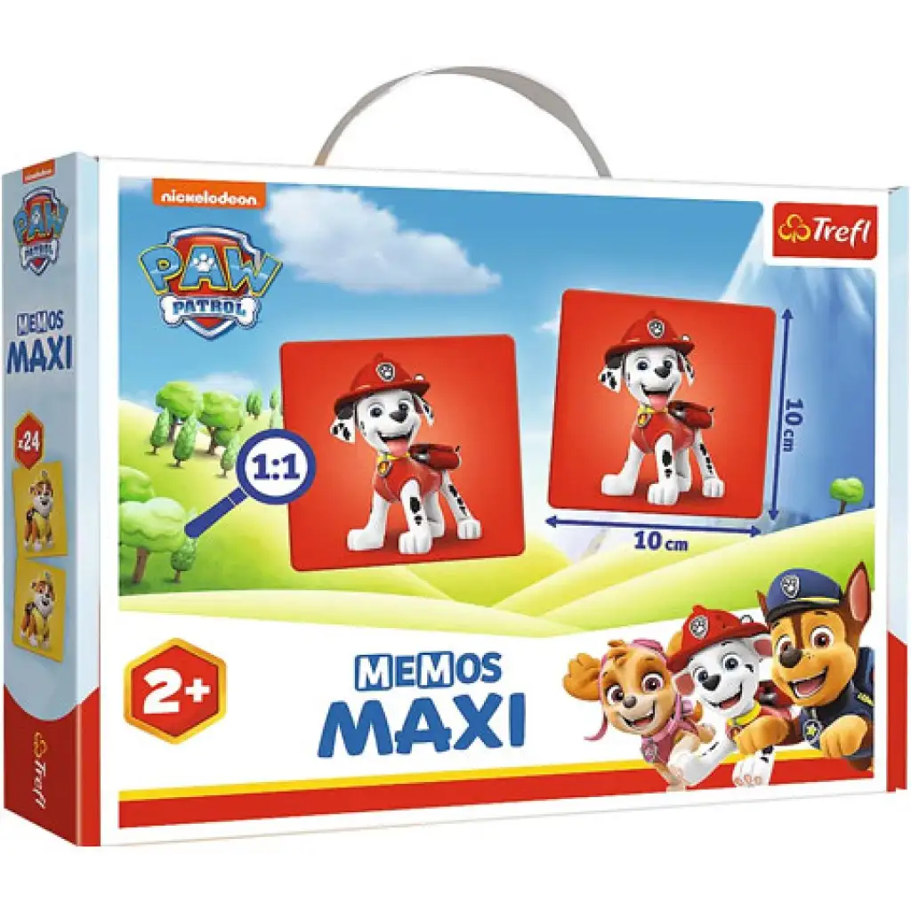 Манчове патрул Maxi мемори игра 24бр - Trefl изображение 1