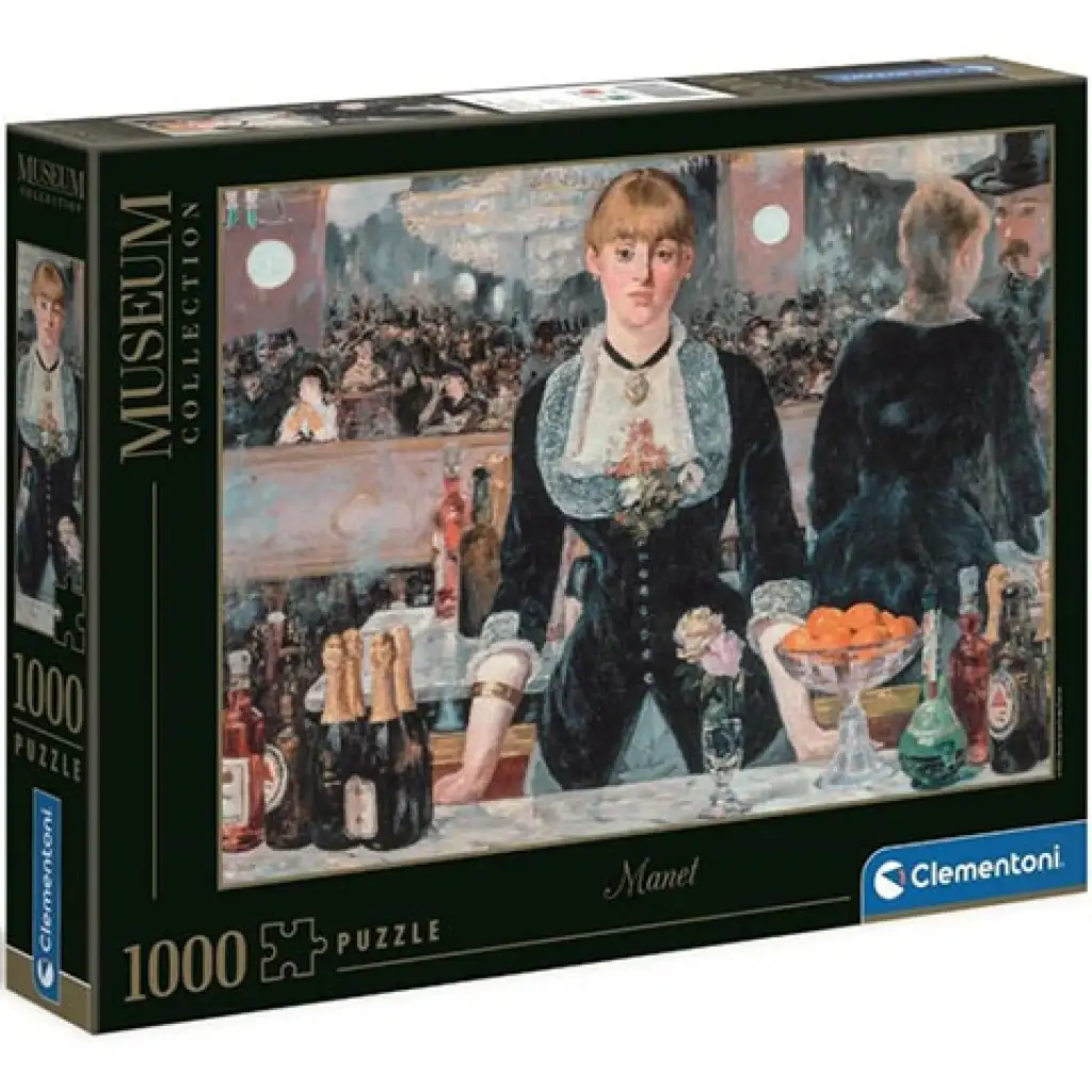 Манет: Едно Бар На Фоли Берже Музей HQC пъзел 1000бр - Clementoni изображение 1