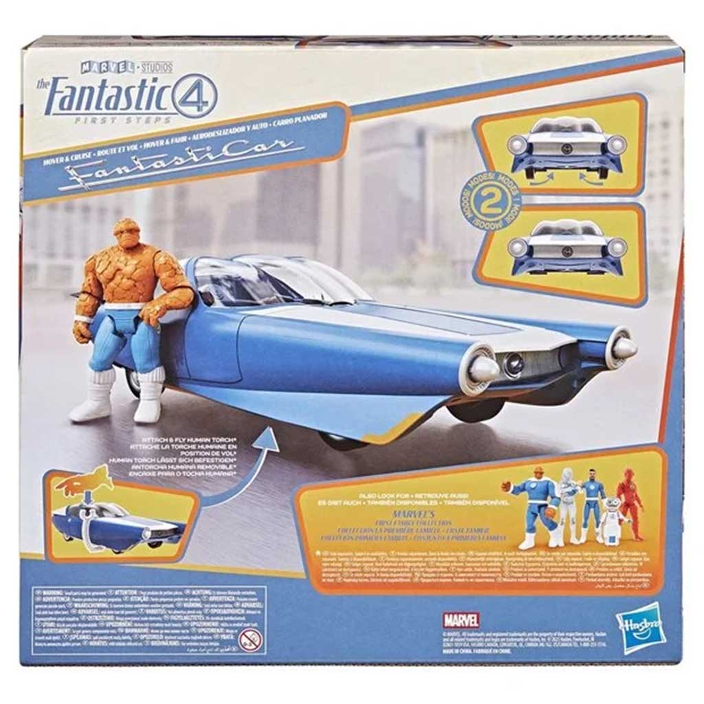 Marvel Четирите фантастични епични свят на действие Летящ и плаващ Fantasticar - Hasbro изображение 4