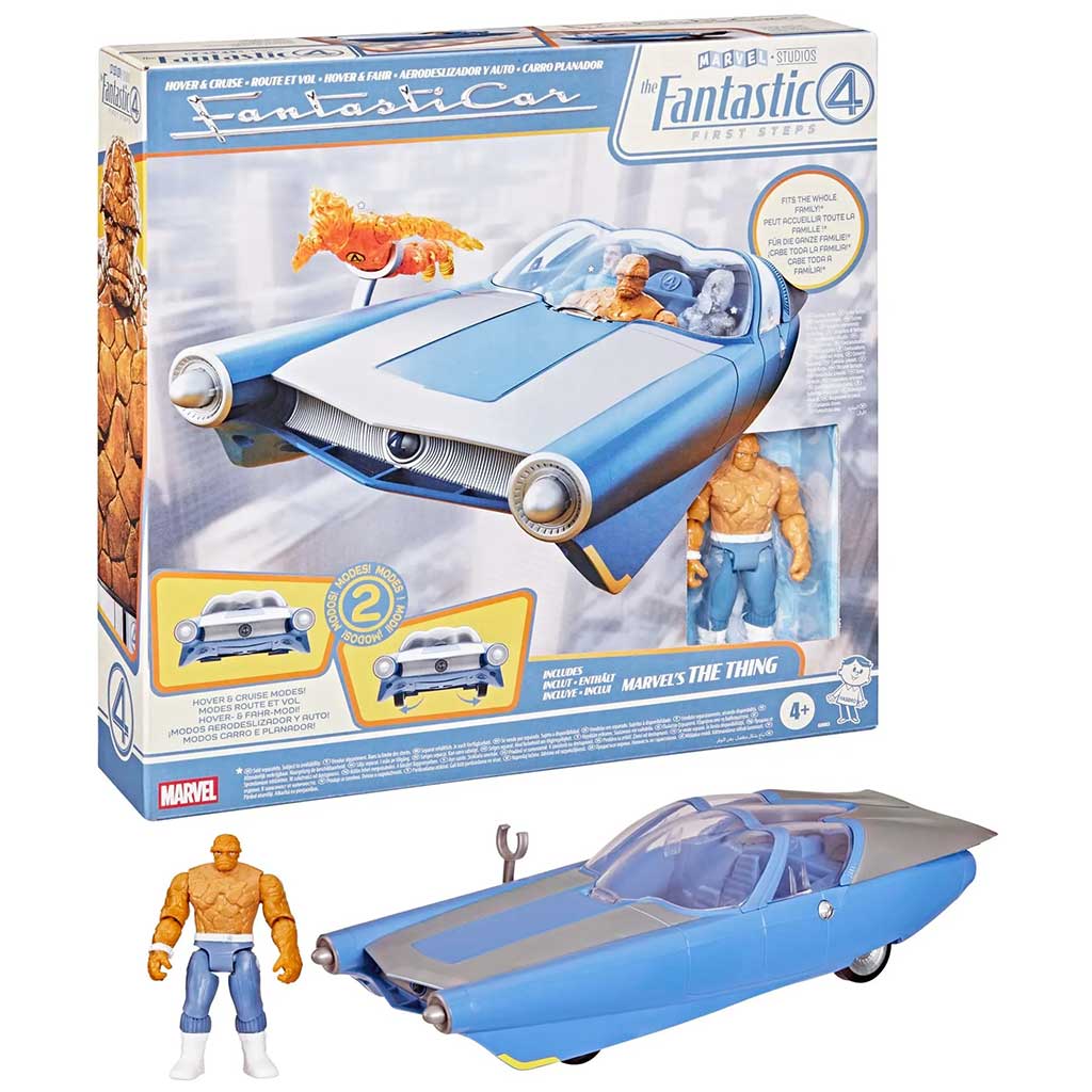 Marvel Четирите фантастични епични свят на действие Летящ и плаващ Fantasticar - Hasbro изображение 1