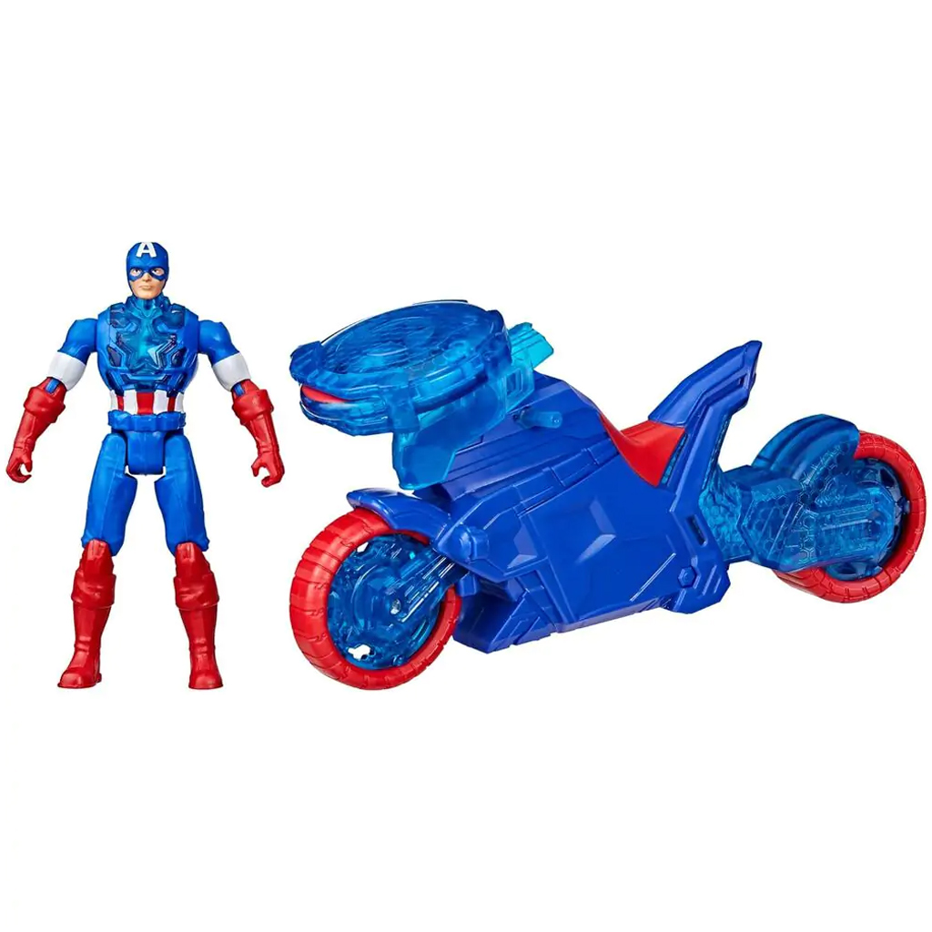 Marvel: Капитан Америка с мотор и щит с изстрелвачка - Hasbro изображение 2
