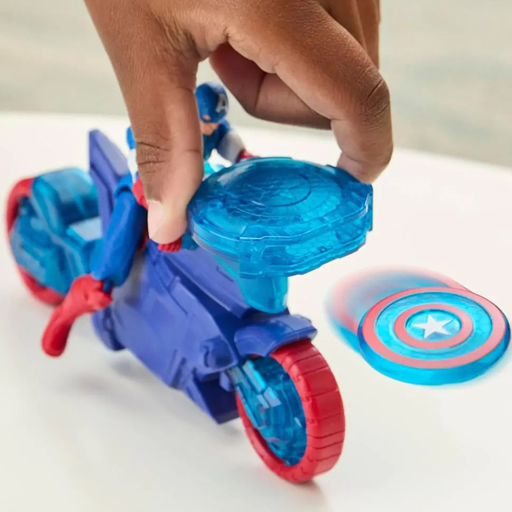 Marvel: Капитан Америка с мотор и щит с изстрелвачка - Hasbro изображение 4