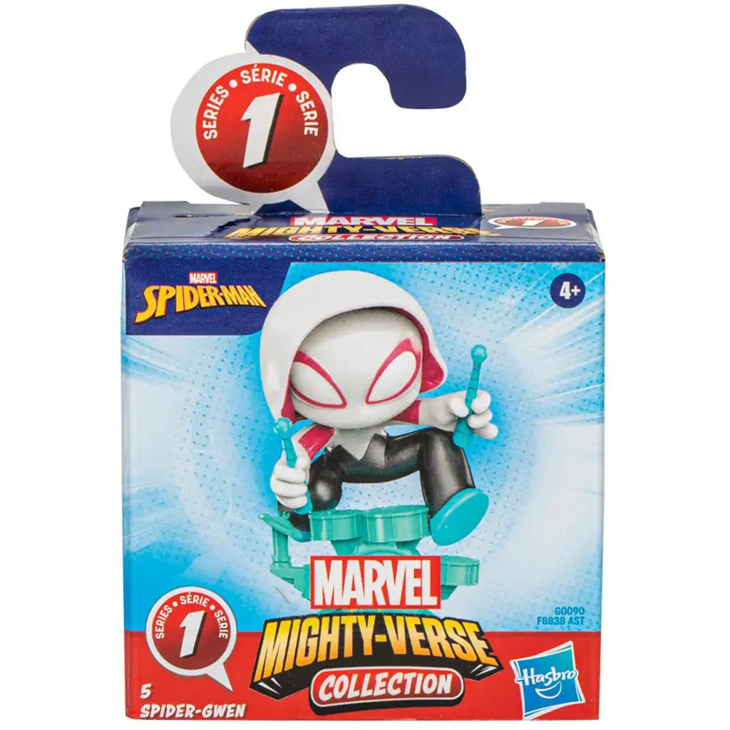 Marvel: Колекция Mighty-Verse на Спайдърмен - мини фигура на Спайдър Гуен - Hasbro изображение 3