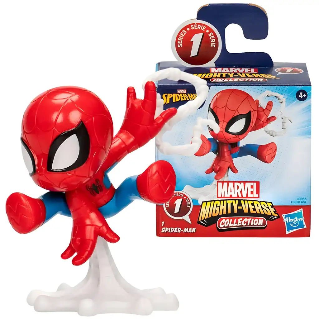 Marvel: Mighty-Verse Collection - Мини фигура на Спайдърмен - Hasbro изображение 1