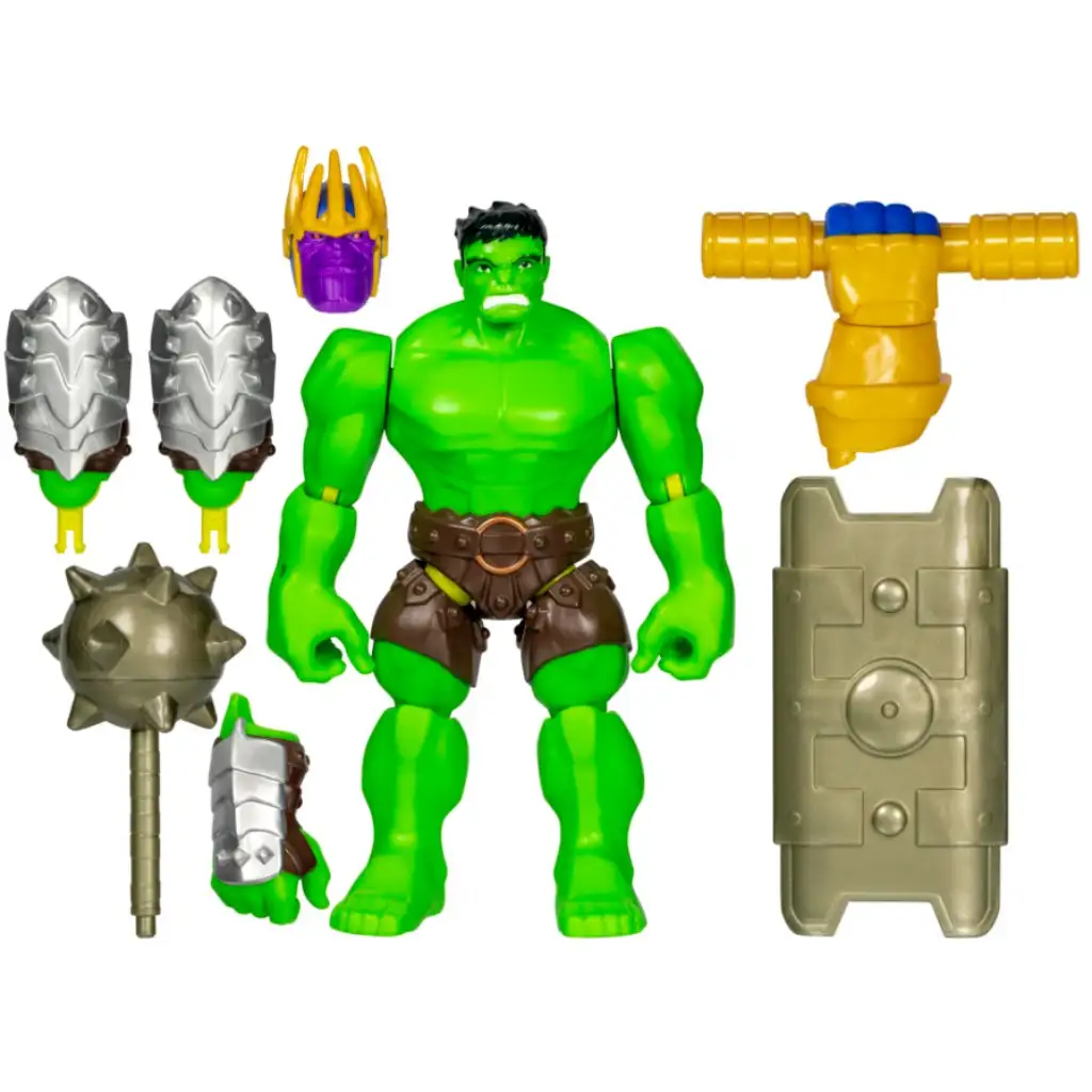 Marvel Mix Mashers: Отмъстителите фигура на Хълк с аксесоари - Hasbro изображение 2