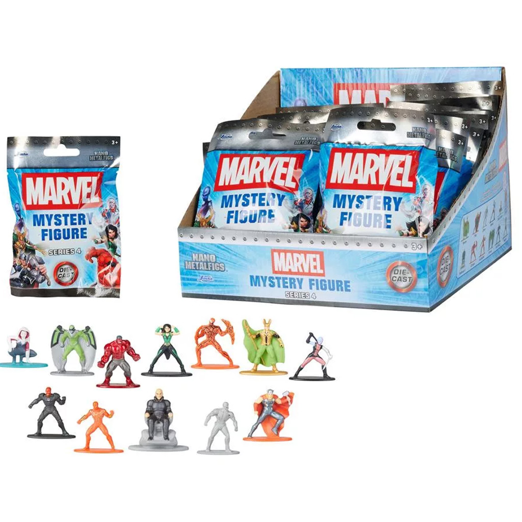 Marvel: Nano Metalfigs метална изненада фигура, разнообразие, 1 бр. - Jada Toys изображение 1