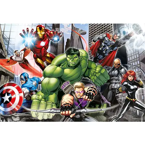 Marvel Отмъстителите 104 части Макси Пъзел - Clementoni изображение 2