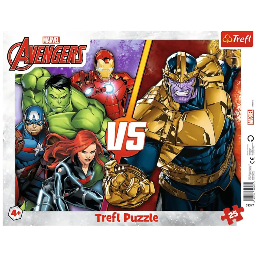 Marvel Отмъстителите 24бр. рамков пъзел - Trefl изображение 1