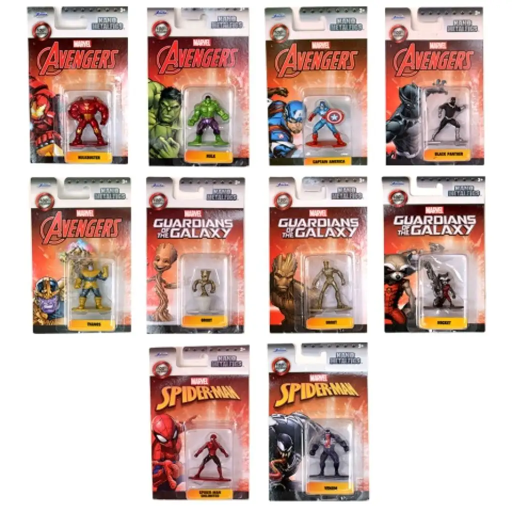 Marvel Отмъстителите Нанофигури метални фигурки в различни варианти - Simba Toys изображение 1