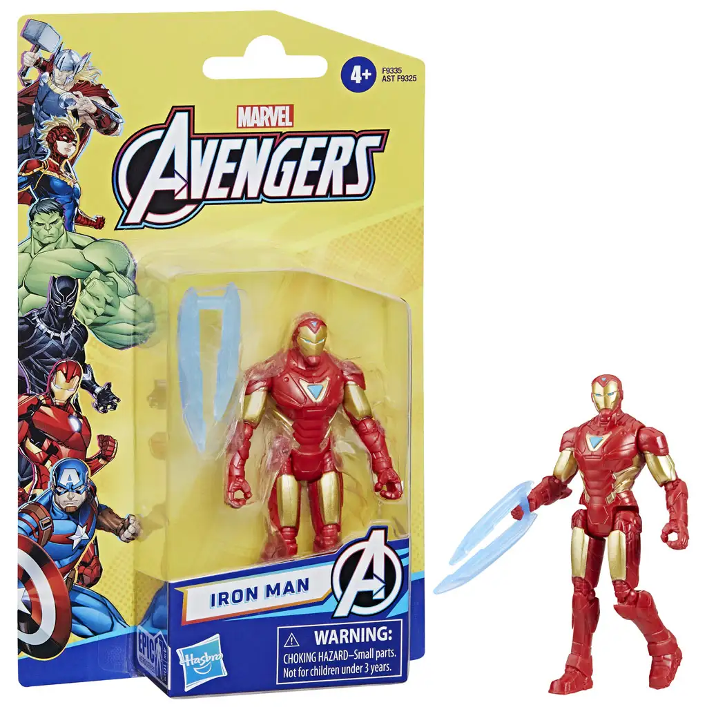 Marvel: Отмъстителите - Железния човек екшън фигура 10см - Hasbro изображение 1