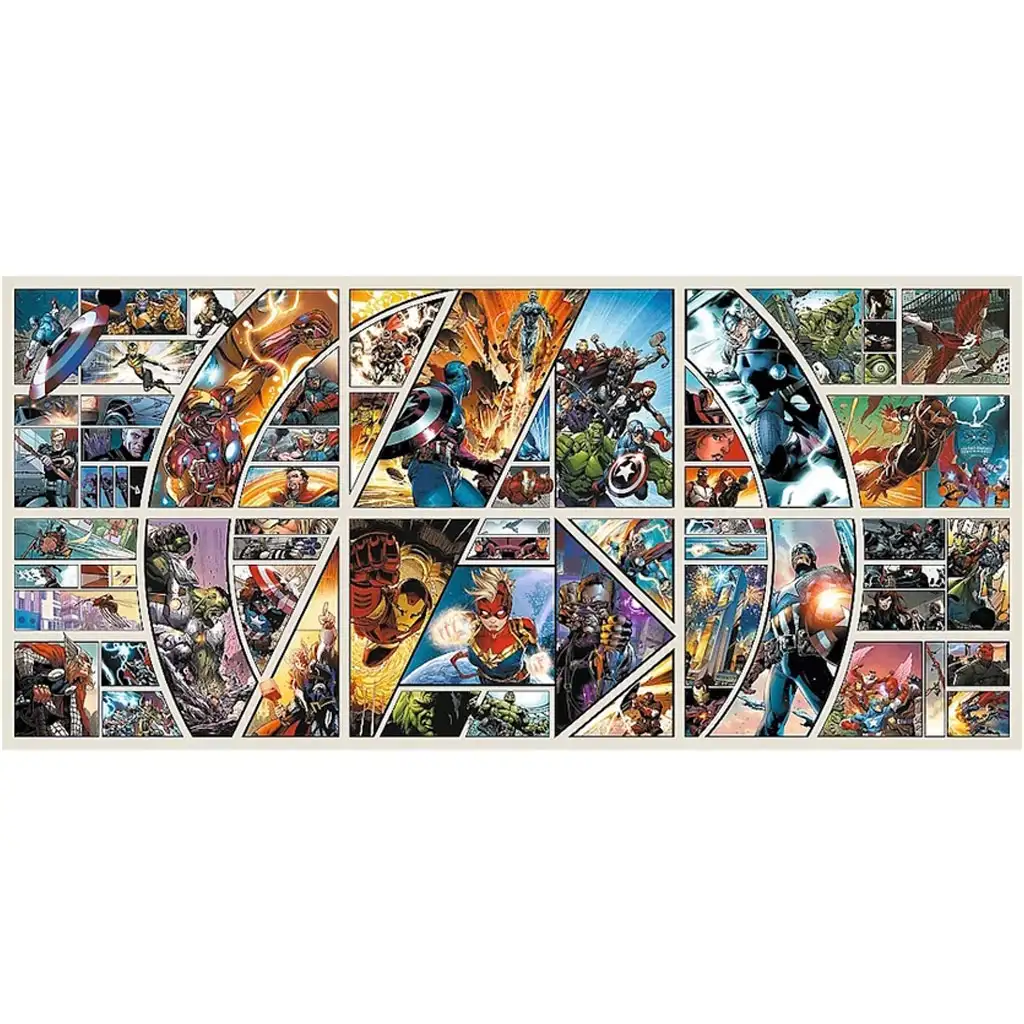 Marvel през комиксовата вселена 9000 части пъзел - Trefl изображение 2