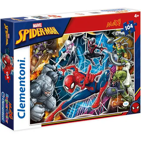 Marvel Спайдърмен и неговите противници 104 части Maxi Пъзел - Clementoni изображение 1