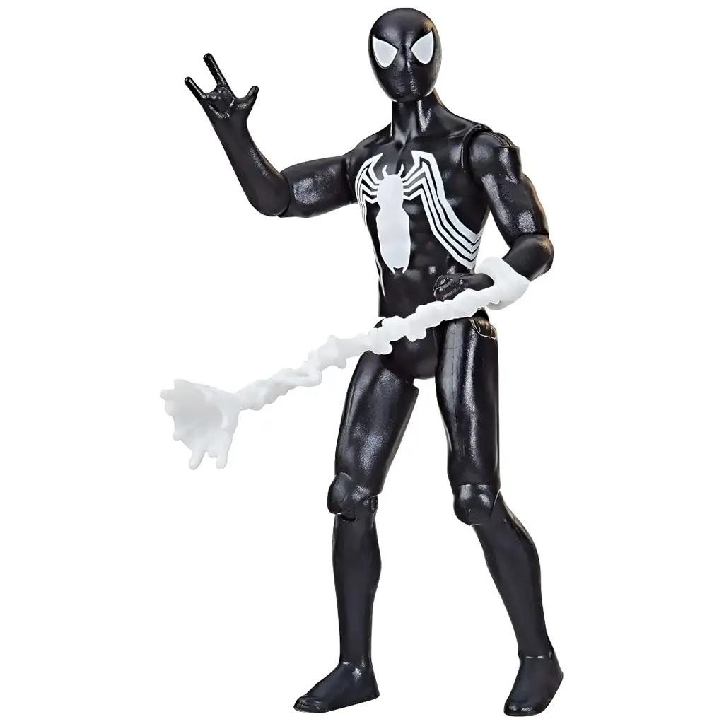 Marvel: Spider-Man - Симбиотичен костюм Черния Спайдърмен екшън фигура 10 см - Hasbro изображение 2