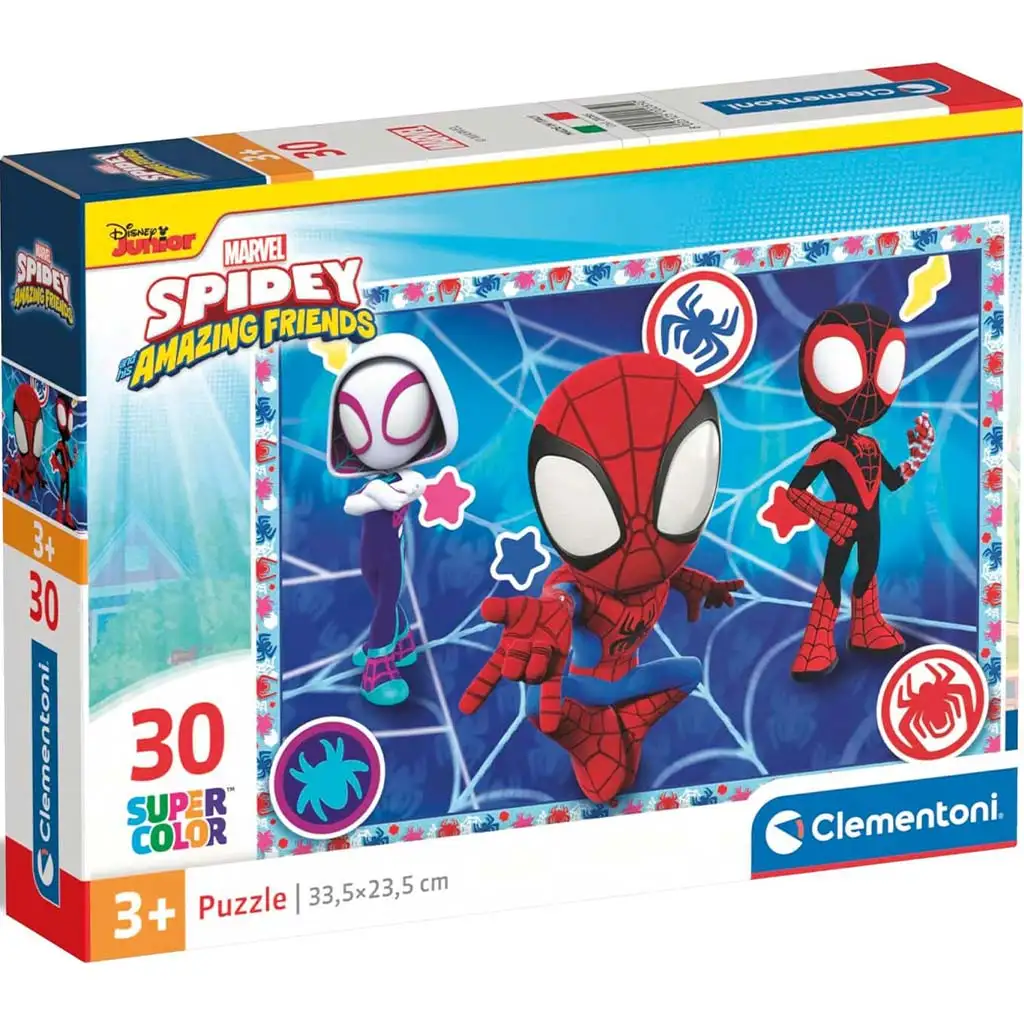 Marvel Spidey 30бр. Supercolor пъзел - Clementoni изображение 1
