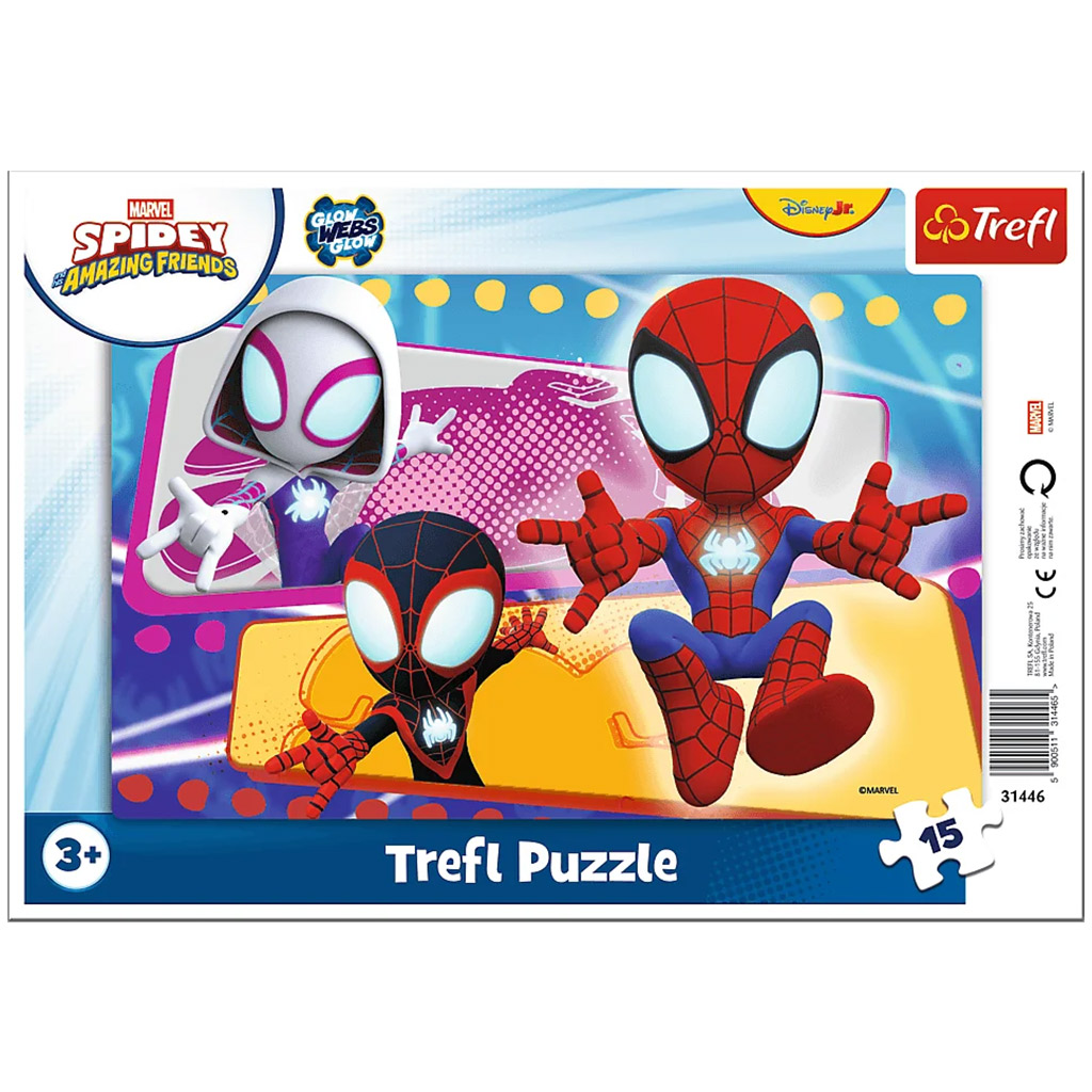 Marvel Spidey отбор на паяци 15бр. рамков пъзел - Trefl изображение 1