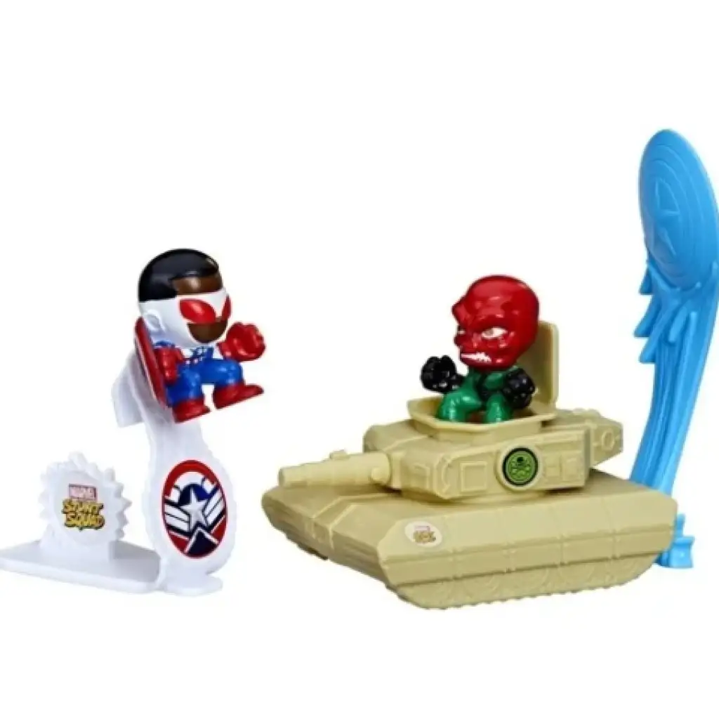 Marvel Stunt Squad: Капитан Америка срещу Червената черепа комплект за изстрелване - Hasbro изображение 2