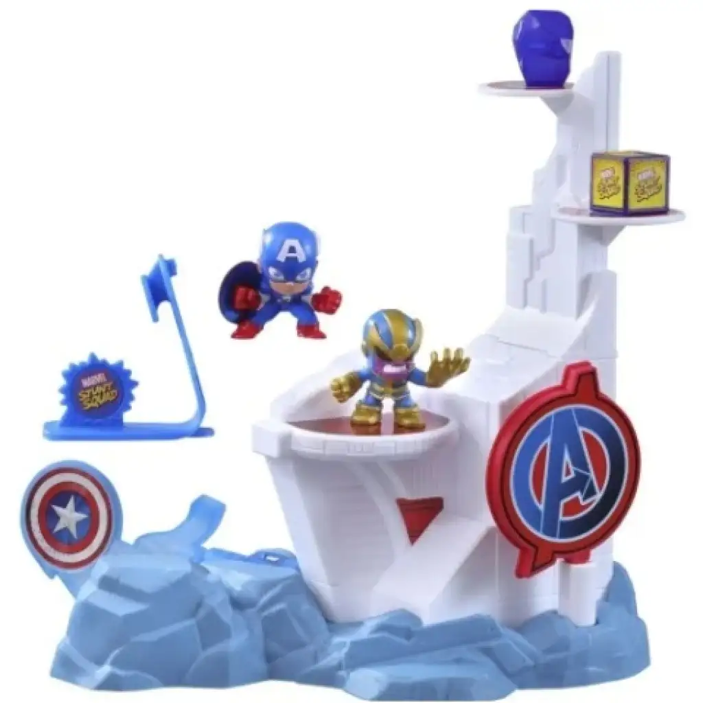 Marvel Stunt Squad: Капитан Америка срещу Танос комплект за игра с катапулт - Hasbro изображение 2
