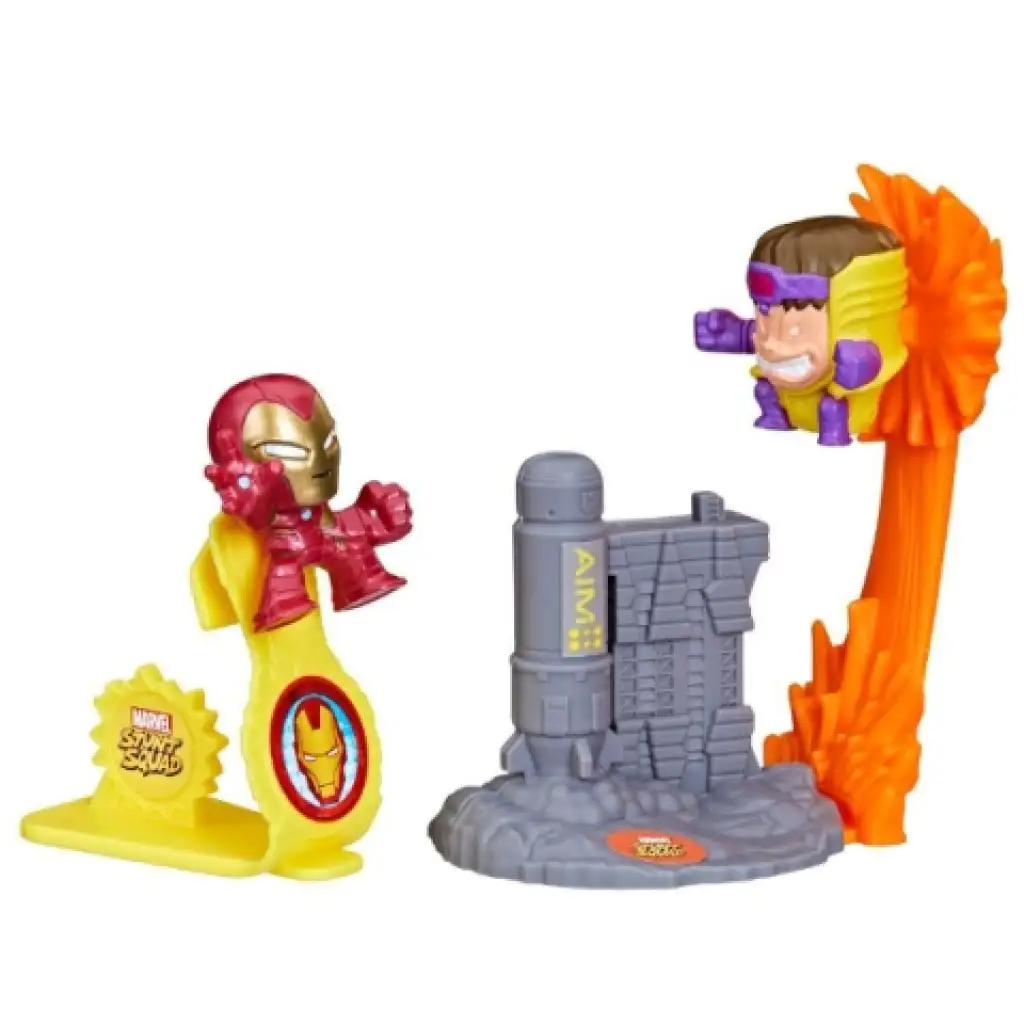 Marvel Stunt Squad: Железният човек срещу M.O.D.O.K. комплект за игра с катапулт - Hasbro изображение 2