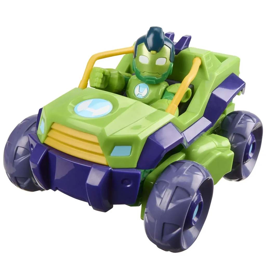 Marvel: Железен човек 2 в 1 Мех Хълк кола и фигурен комплект - Hasbro изображение 2
