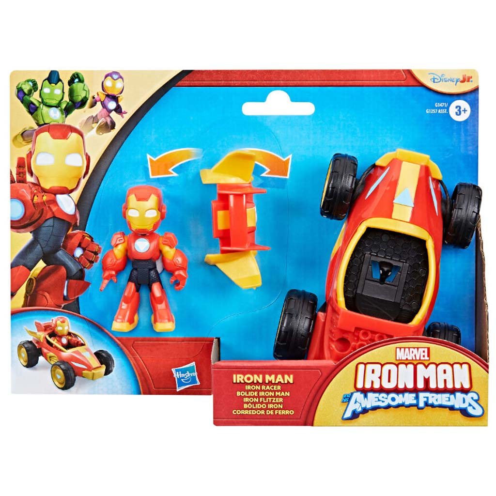 Marvel Железен човек автомобил – Iron Racer - Hasbro изображение 1