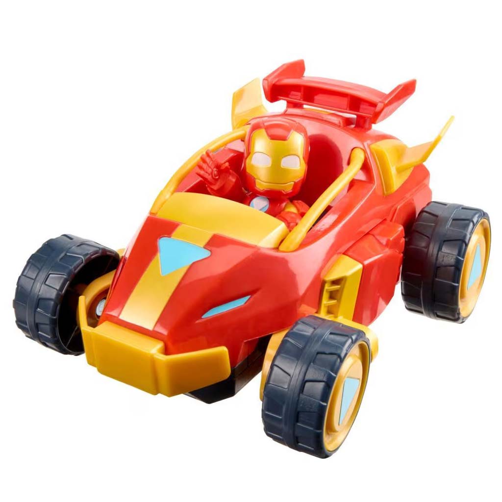 Marvel: Железният човек 2 в 1 Мех Iron Man кола и фигурен комплект - Hasbro изображение 2