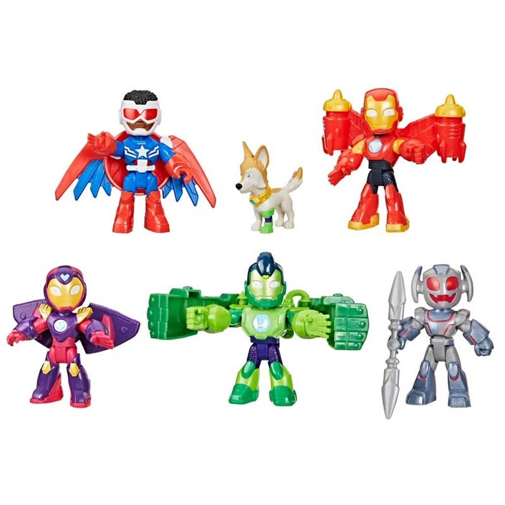 Marvel: Железният човек Armored Avengers 6бр. фигурен комплект - Hasbro изображение 2