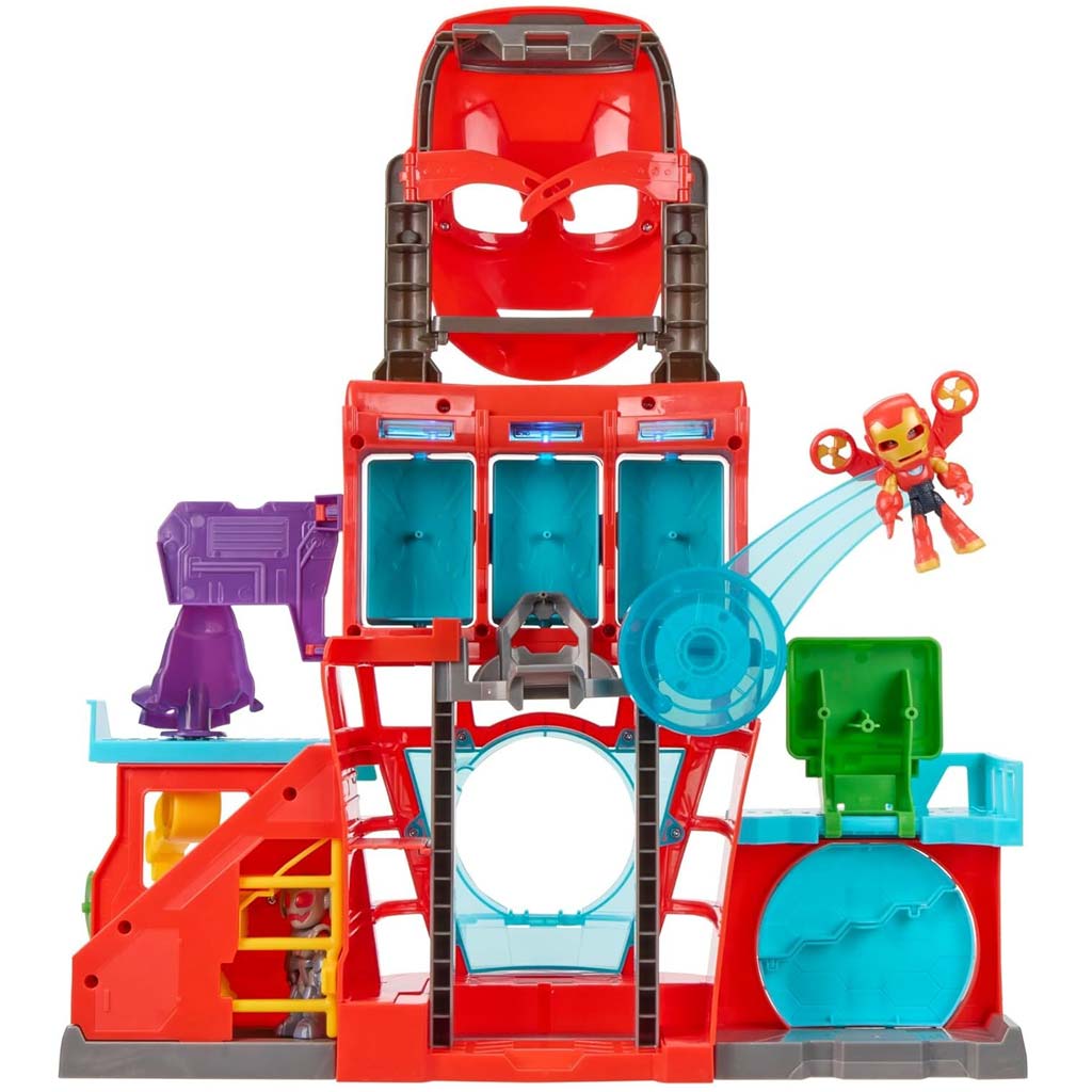 Marvel: Железният човек главна квартира комплект с фигури - Hasbro изображение 3