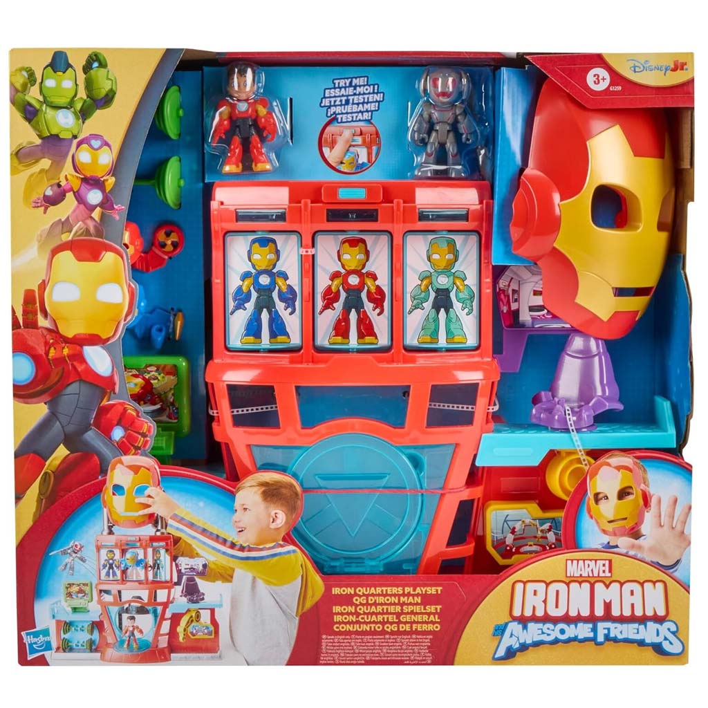 Marvel: Железният човек главна квартира комплект с фигури - Hasbro изображение 1