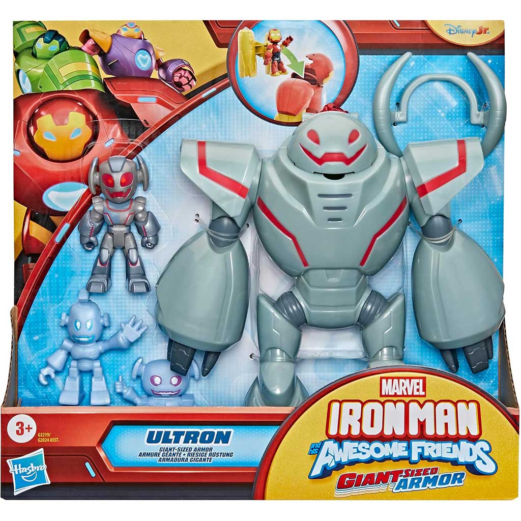 Marvel Железният човек и неговите невероятни приятели - Игралният комплект Giant Sized Armor Ultron - Hasbro изображение 1