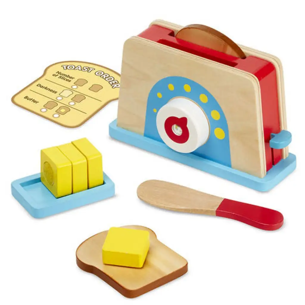 Масло и тостерна дървена играчка - Melissa & Doug изображение 2