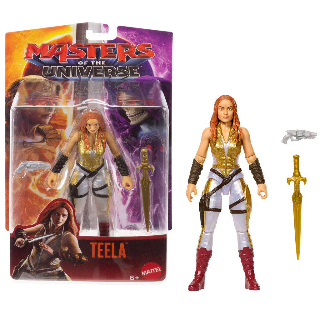 Masters of the Universe: Защитниците на вселената Teela фигурка с аксесоари 14см - Mattel изображение 1