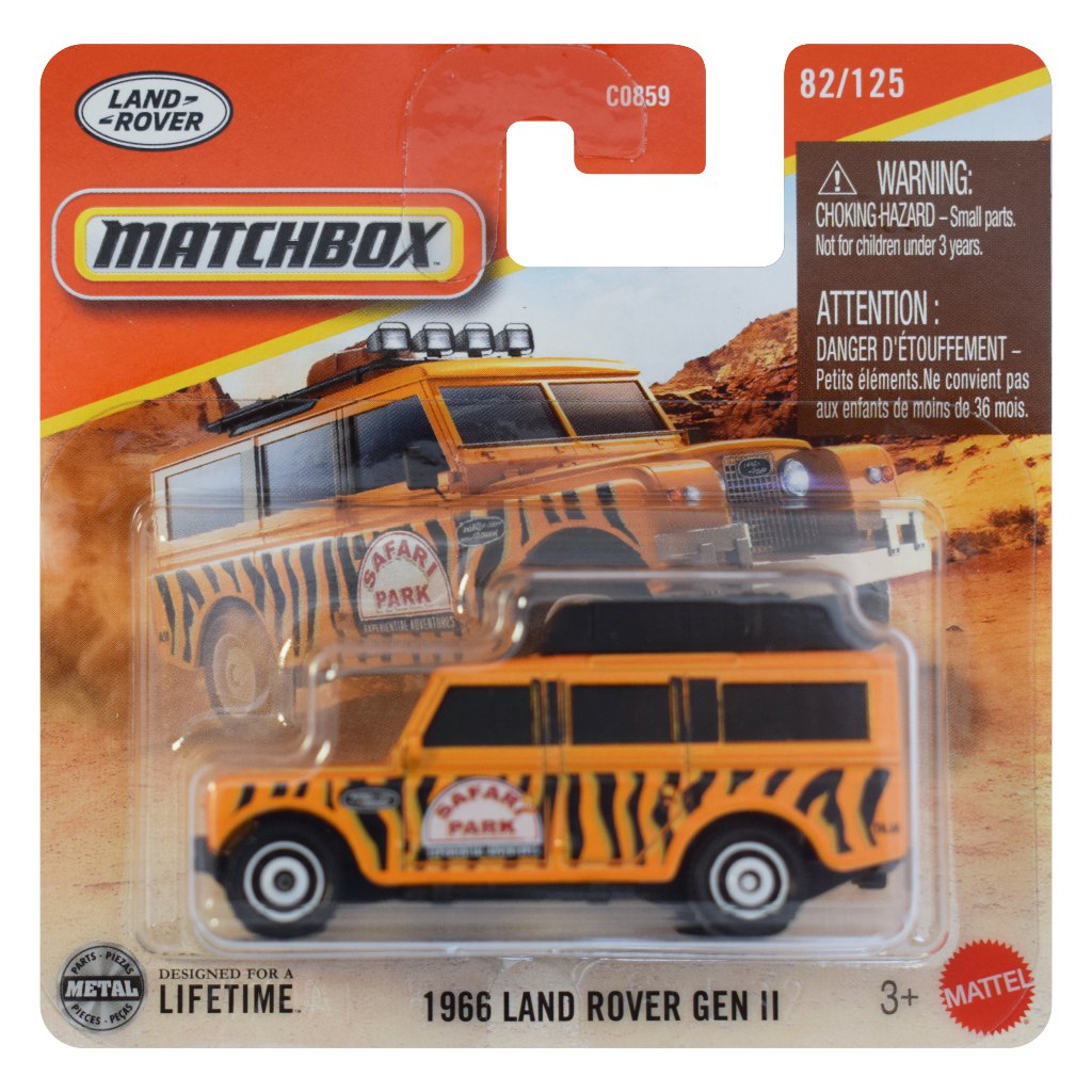 Matchbox: 1966 Land Rover Gen II количка 1/64 - Mattel изображение 1