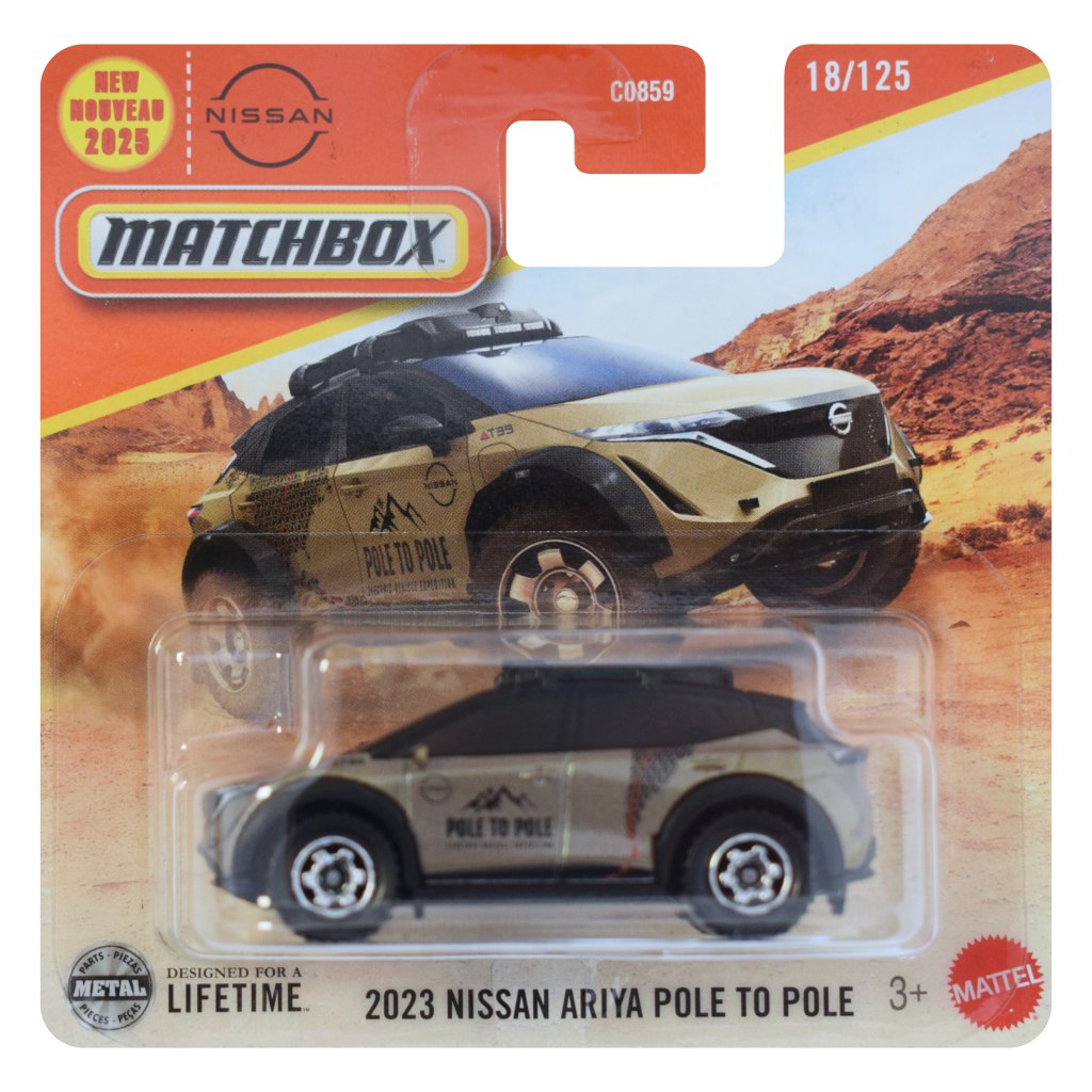 Matchbox: 2023 Nissan Ariya Pole to Pole количка 1/64 - Mattel изображение 1