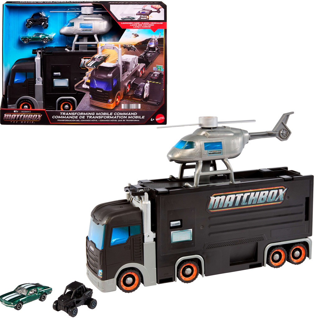 Matchbox A филм: 2 в 1 Mercedes транспортно средство и преобразуваща се писта – Mattel изображение 1