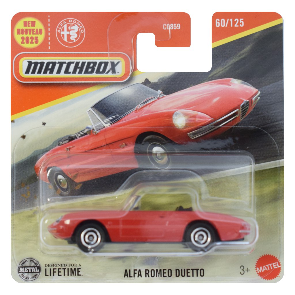 Matchbox: Alfa Romeo Duetto малка кола 1/64 - Mattel изображение 1