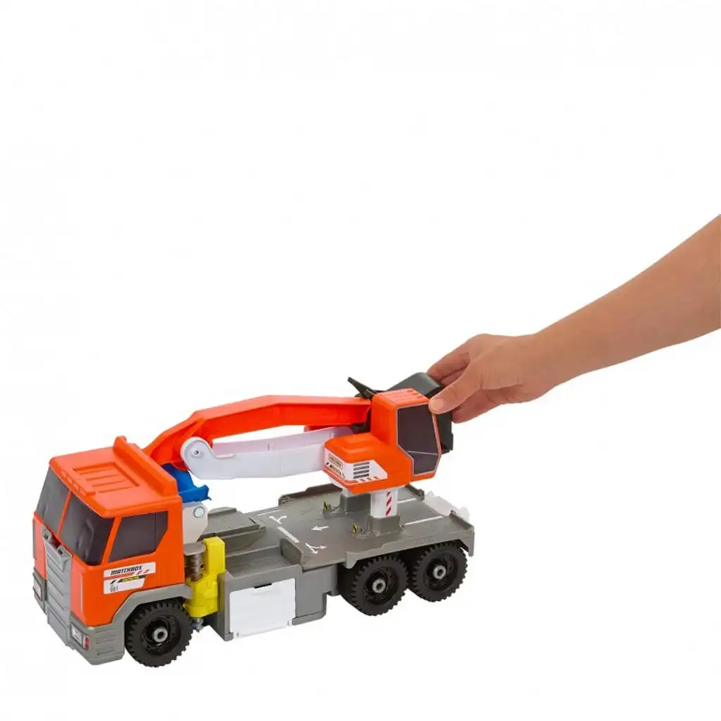 Matchbox: Действие шофьори Дъмпер кола - Mattel изображение 4