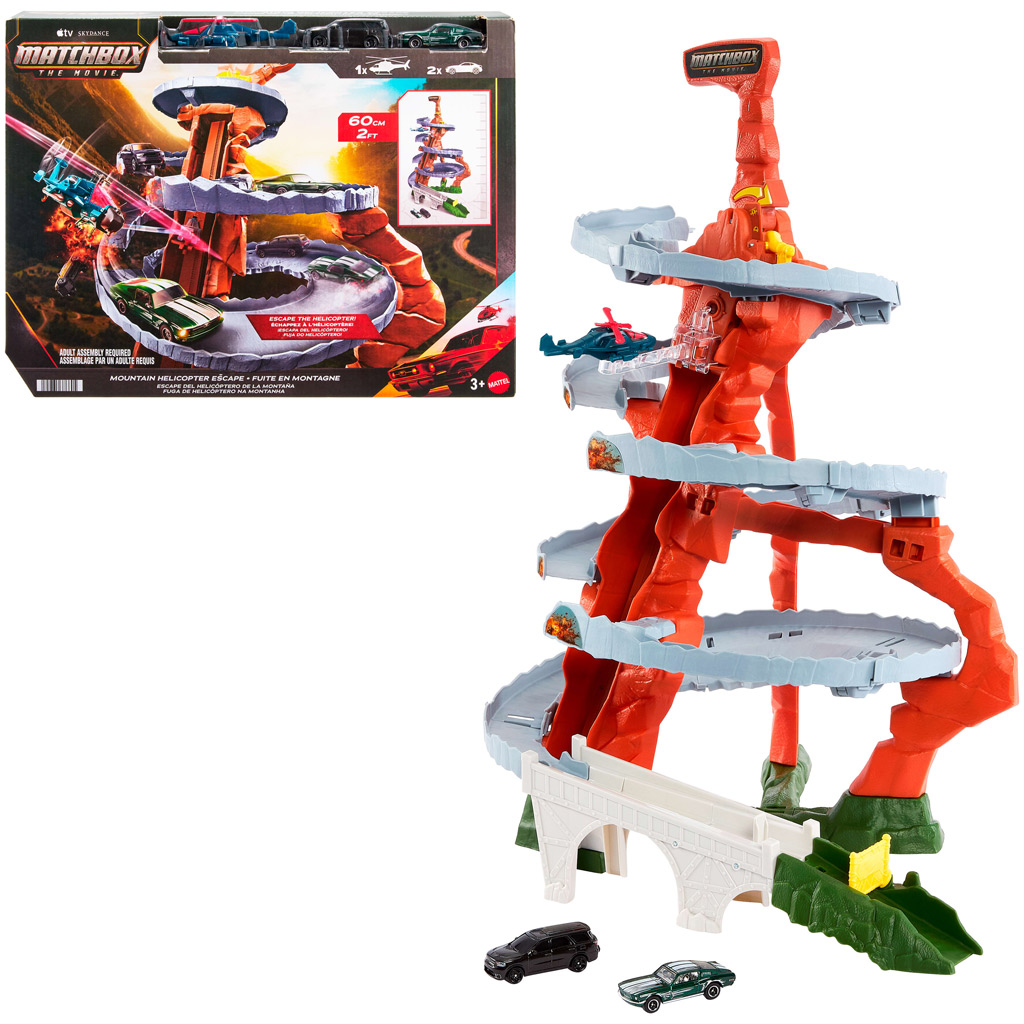 Matchbox Филм: Бягство по серпентината игрови комплект – Mattel изображение 1
