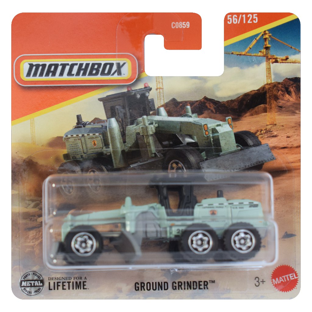 Matchbox: Ground Grinder малка кола 1/64 - Mattel изображение 1