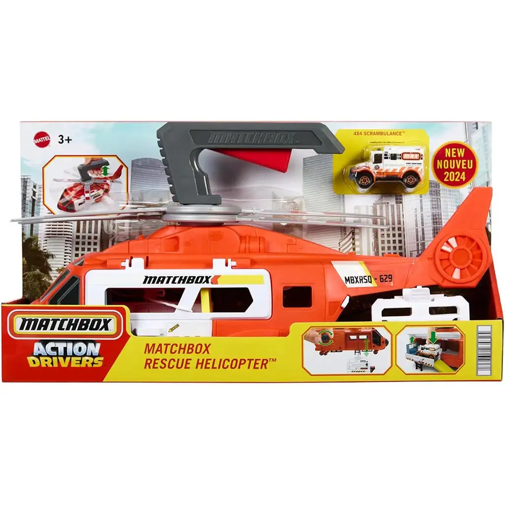 Matchbox: Хеликоптер комплект - Mattel изображение 1