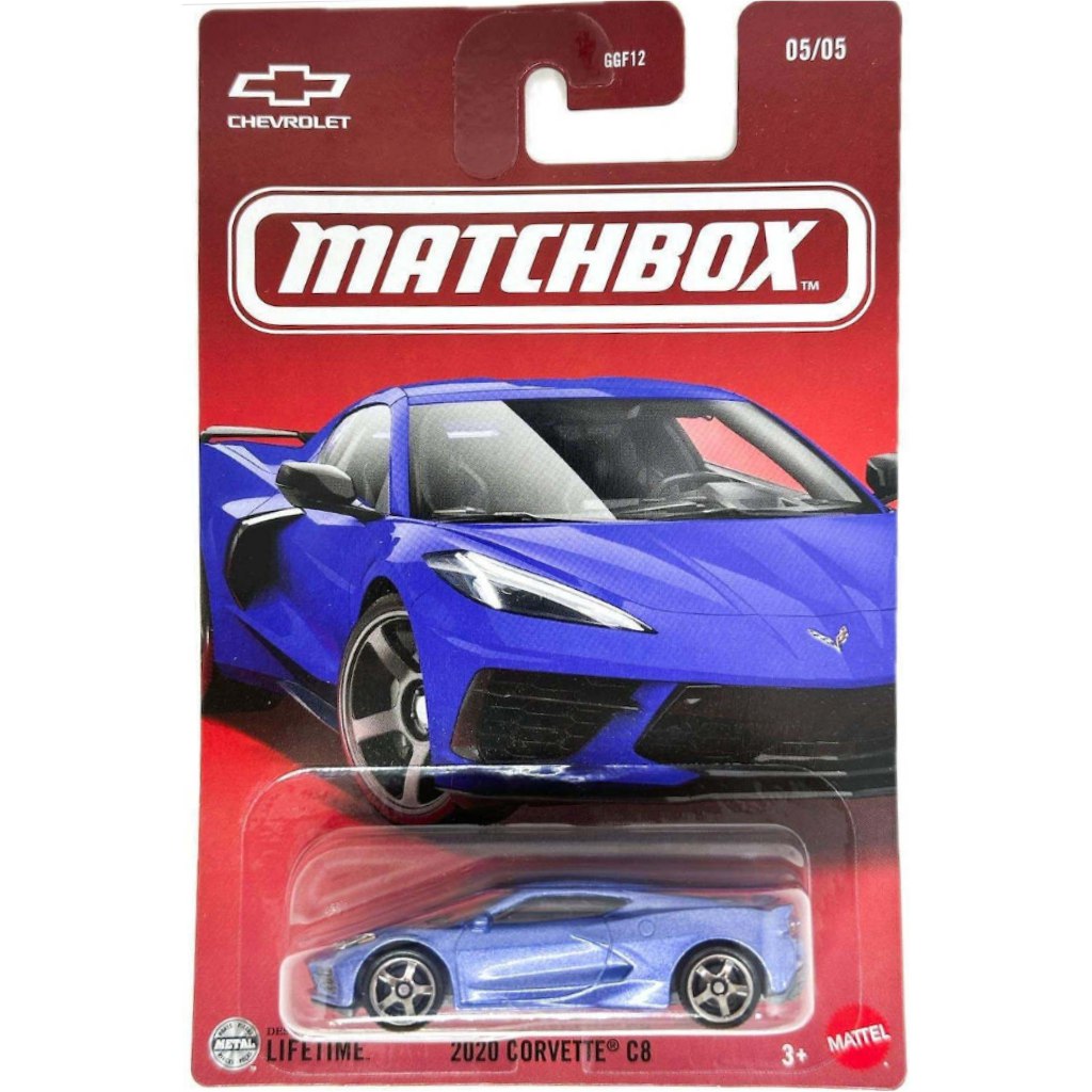 Matchbox: Иконичен 2020 Corvette C8 количка 1/64 - Mattel изображение 1