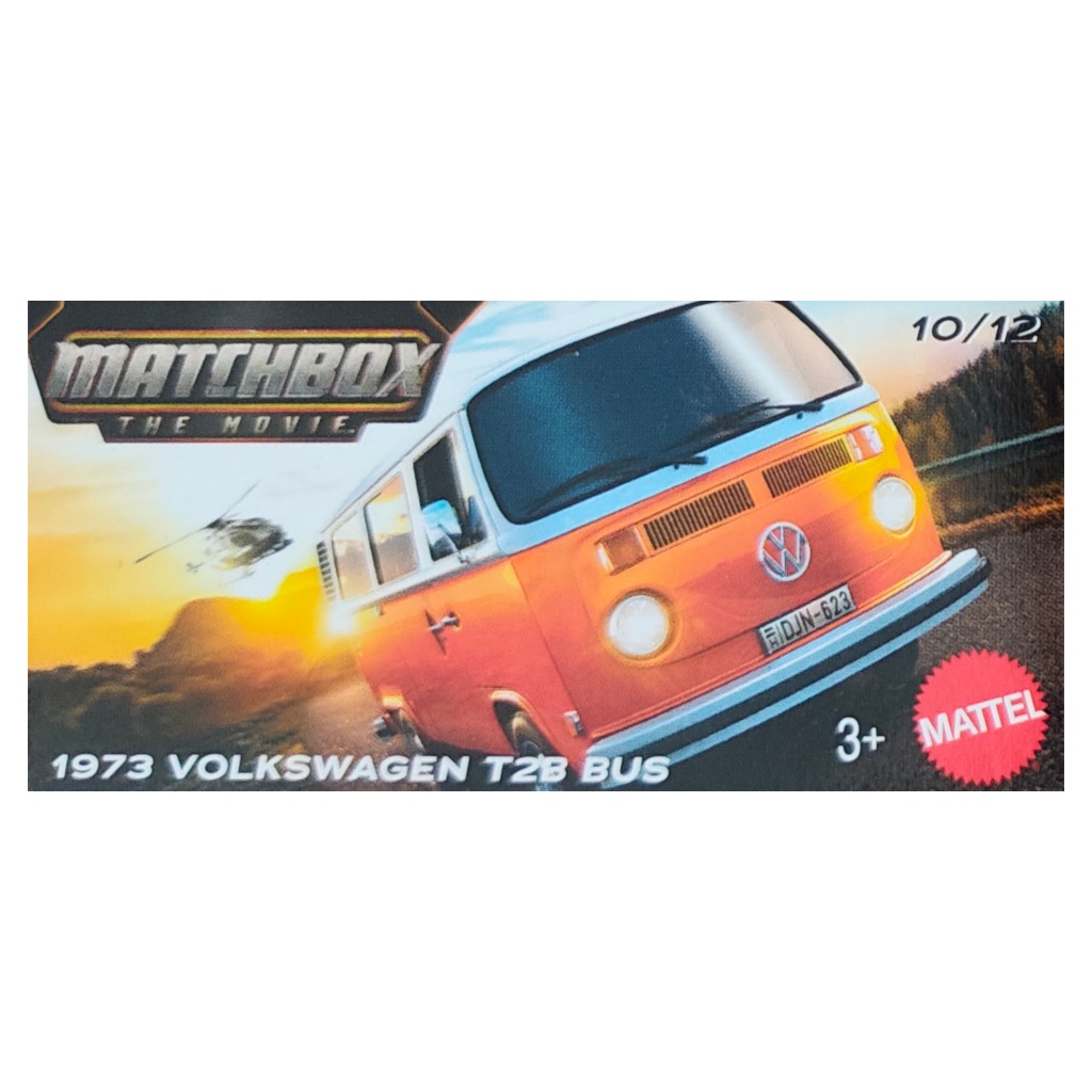 Matchbox: Картонена кутия 1973 Volkswagen T2B бусче 1/64 - Mattel изображение 1