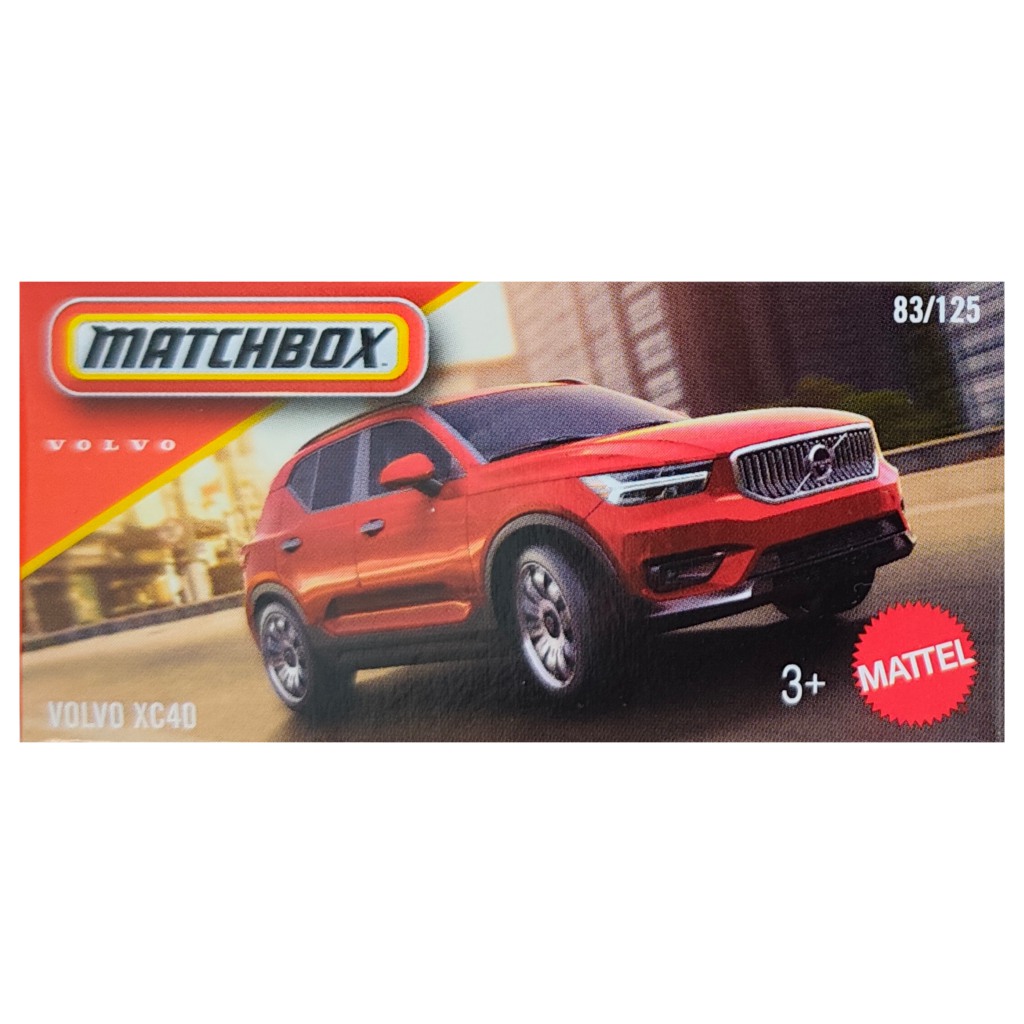 Matchbox: Картонена кутия Volvo XC40 количка 1/64 - Mattel изображение 1