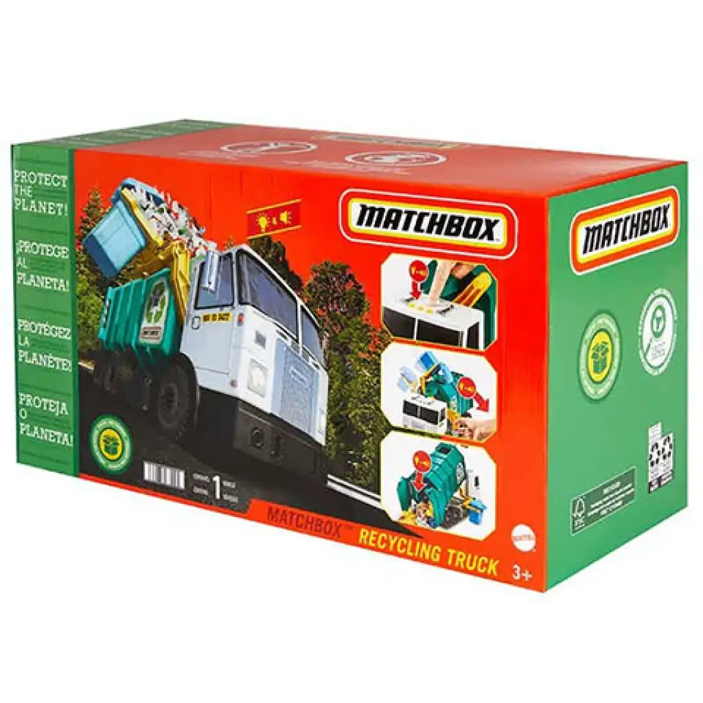 Matchbox: Контейнер за разделно събиране на отпадъци - Mattel изображение 1