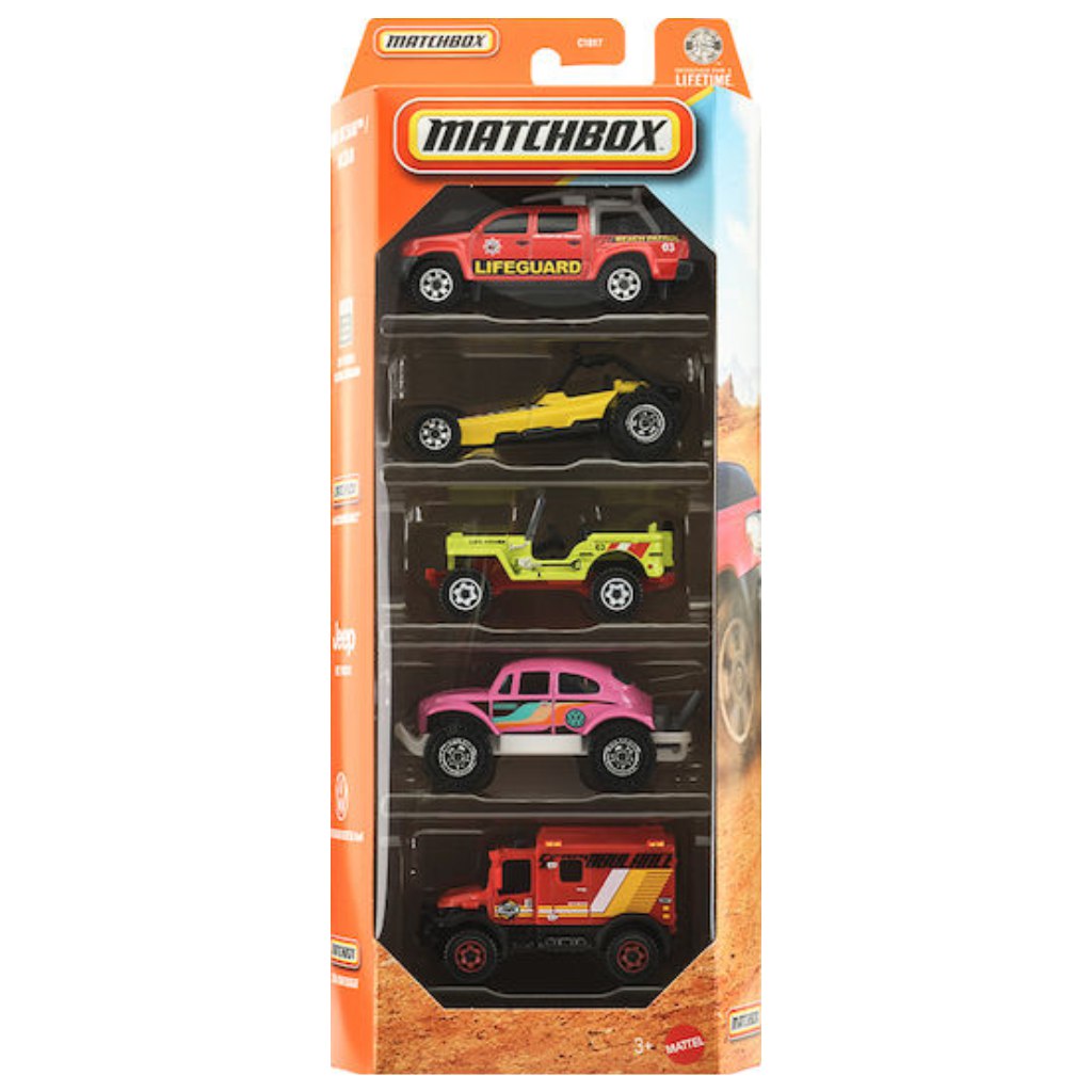 Matchbox: Океан 5-бройна комплект малки коли 1/64 - Mattel изображение 1