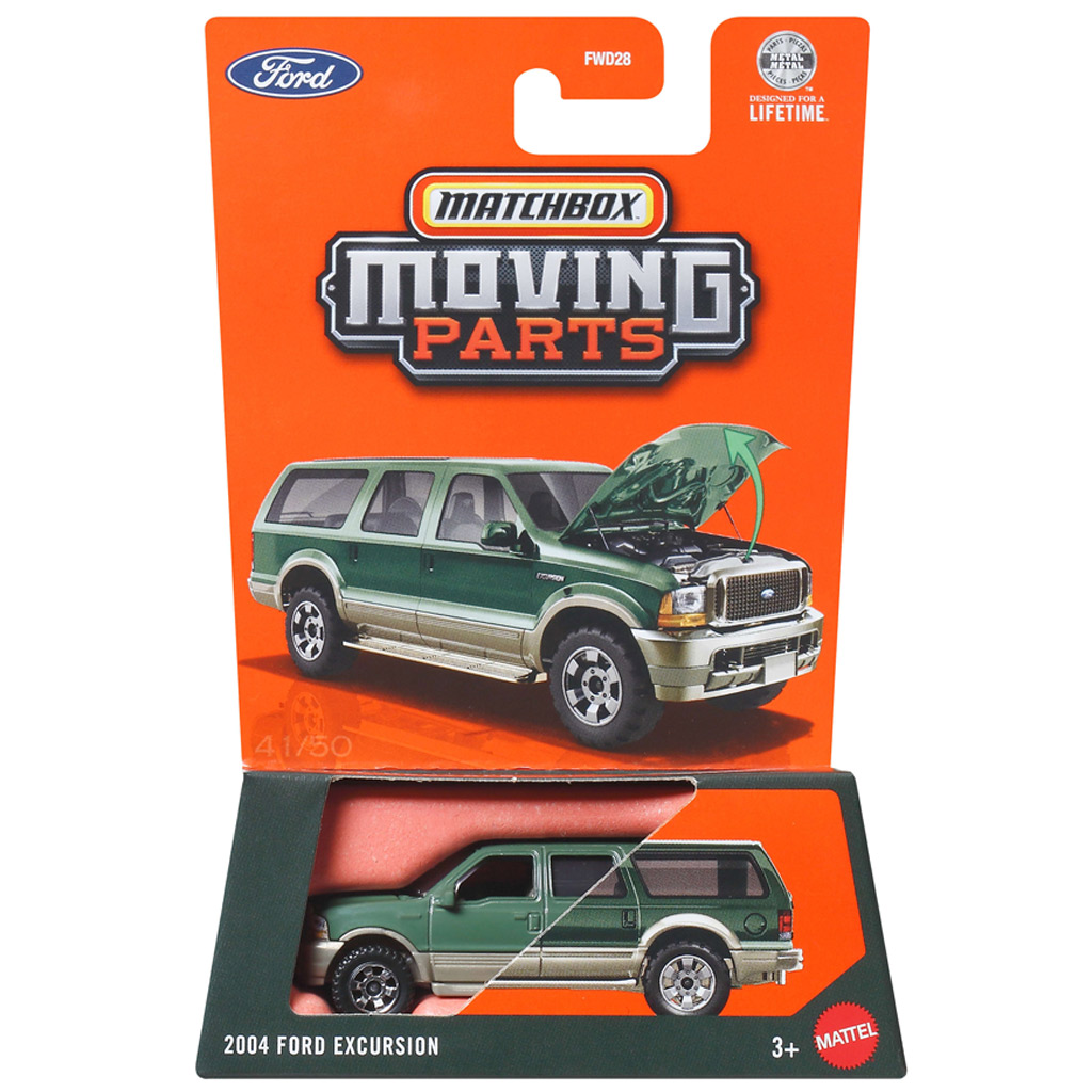 Matchbox Подвижни Части: 2004 Ford Excursion отваряща се количка 1/64 - Mattel изображение 1