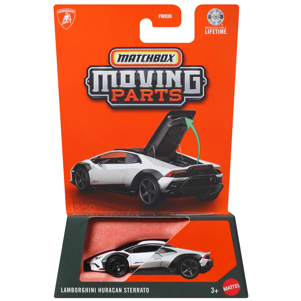 Matchbox Подвижни Части: Lamborghini Huracan Sterrato отваряща се количка 1/64 - Mattel изображение 1
