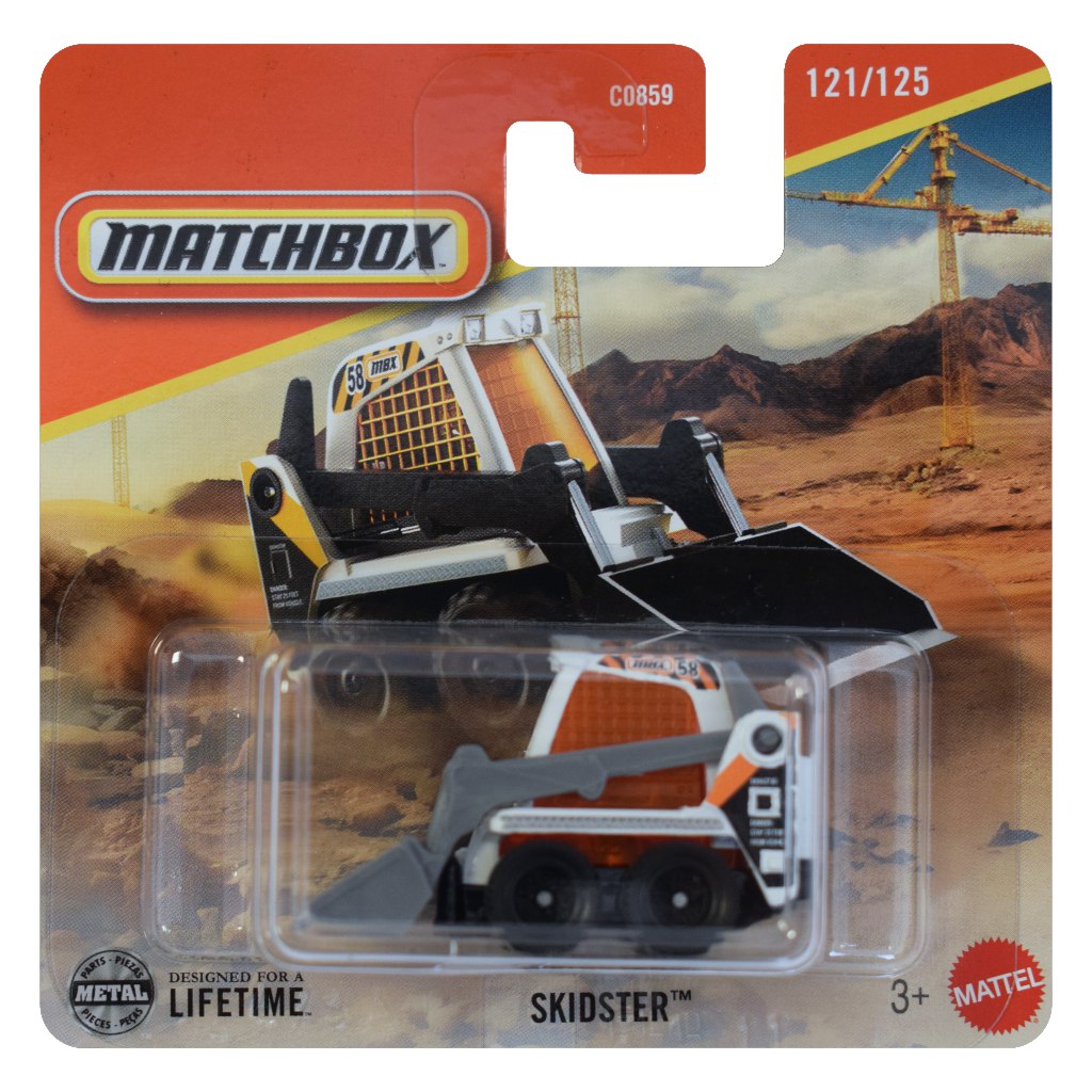 Matchbox: Skidster бял автомобил 1/64 - Mattel изображение 1