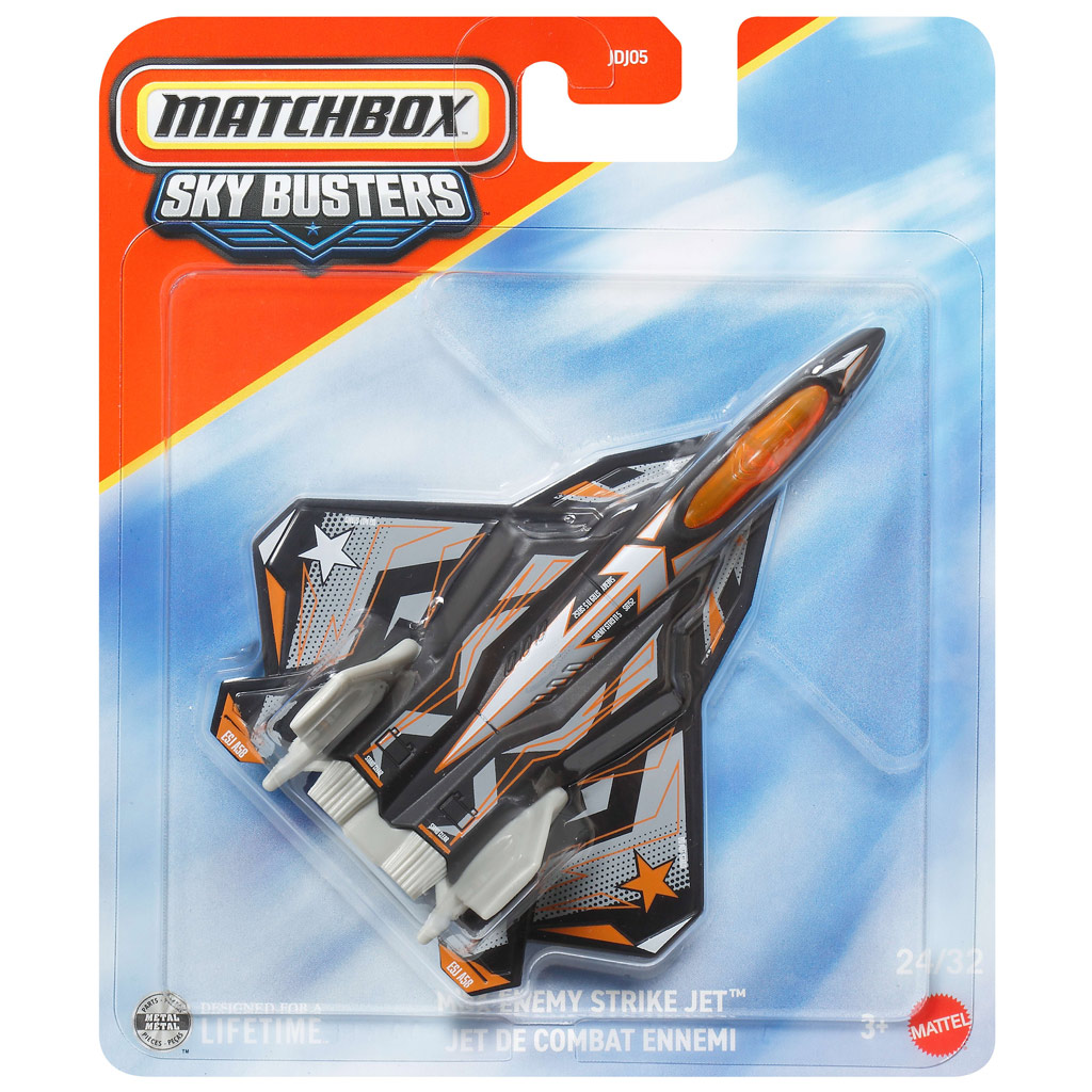 Matchbox Sky Busters: Enemy Strike Jet самолетен модел 1/64 – Mattel изображение 1