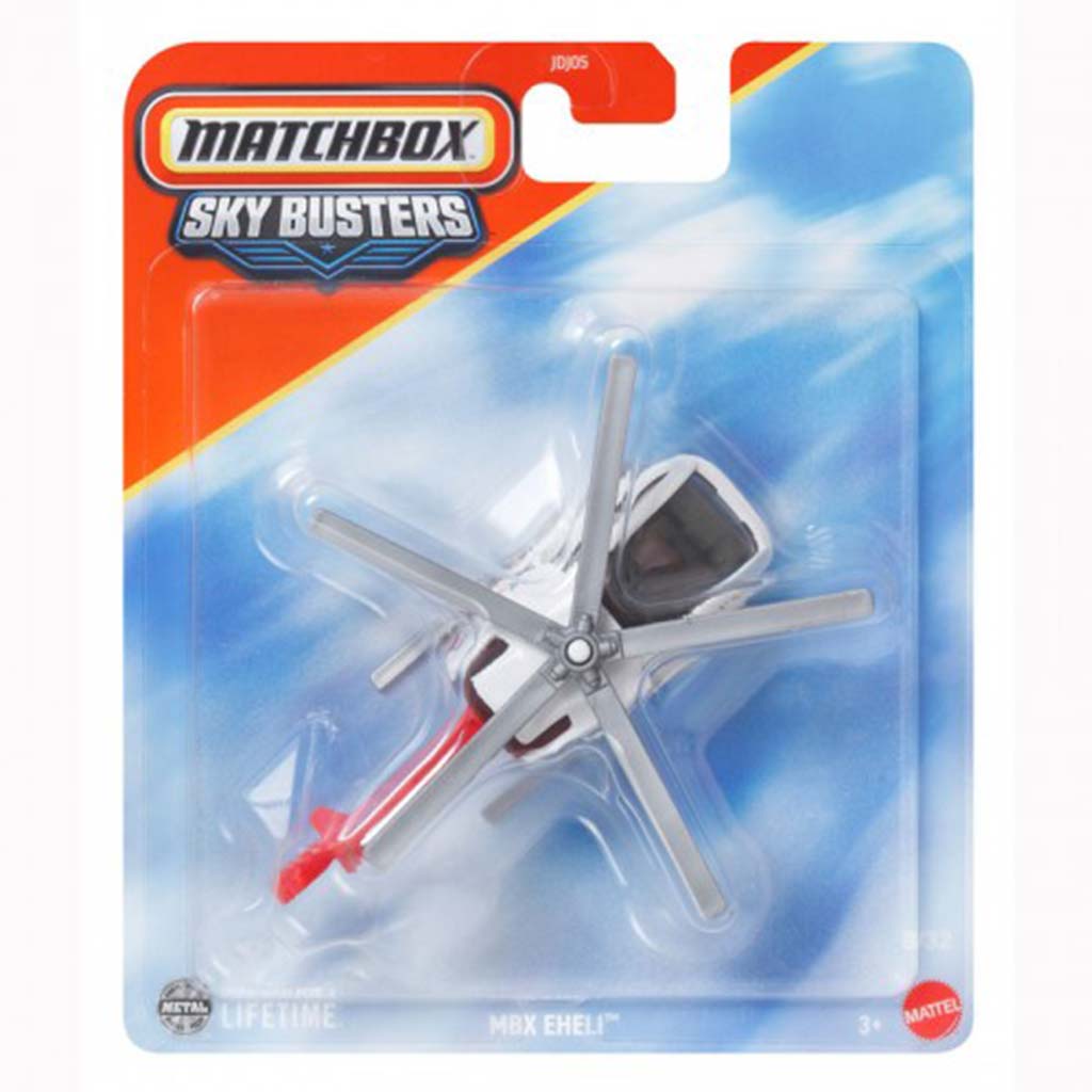 Matchbox Sky Busters: MBX Eheli хеликоптер модел 1/64 - Mattel изображение 1