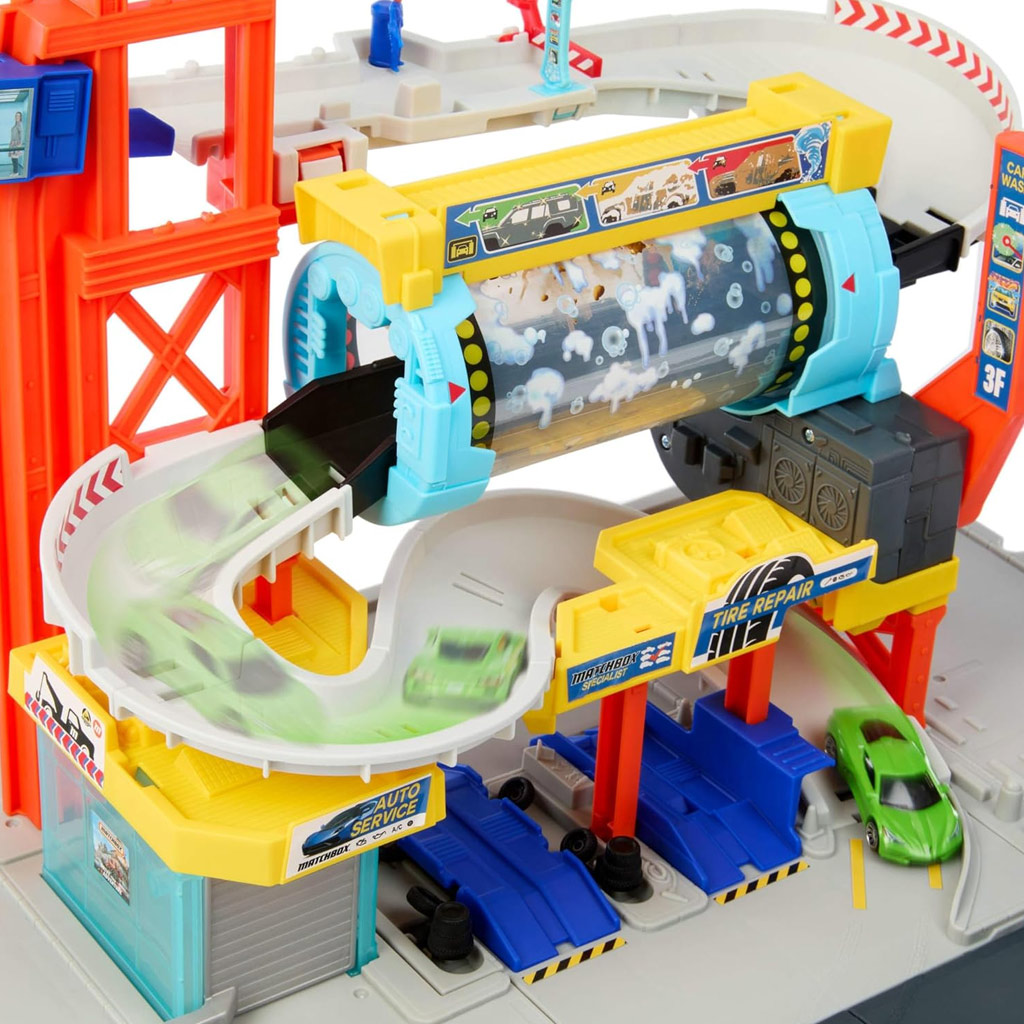 Matchbox: Spin Cyclone автомивка писта комплект – Mattel изображение 4